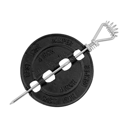 Imperial Imperial 4 in. D Cast Iron Damper BM0242